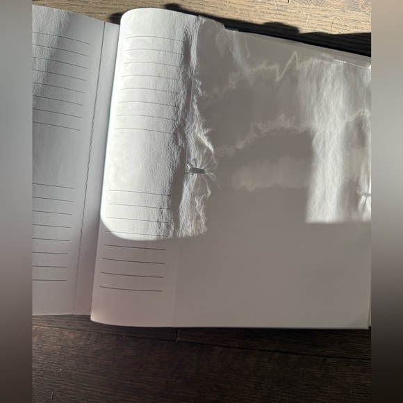 Black & White Floral Hardcover Photo Album - Picture 2 of 3